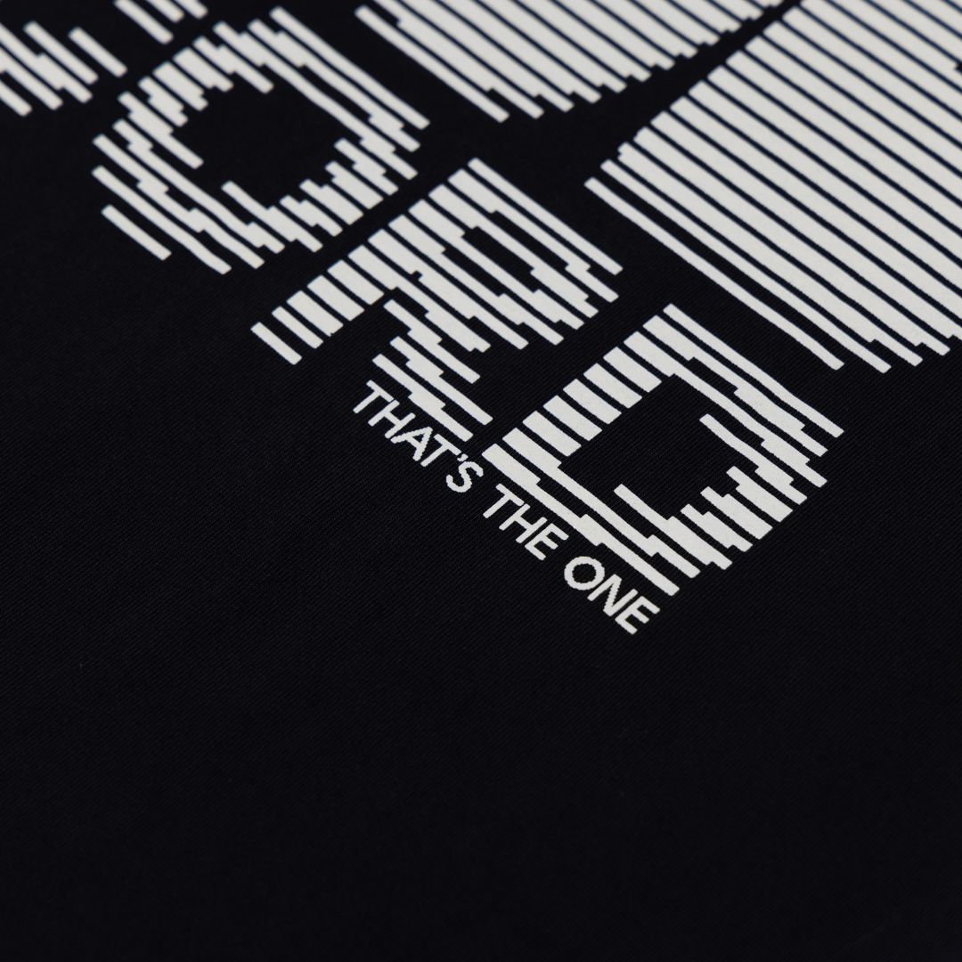 BLACK LOGO TEE